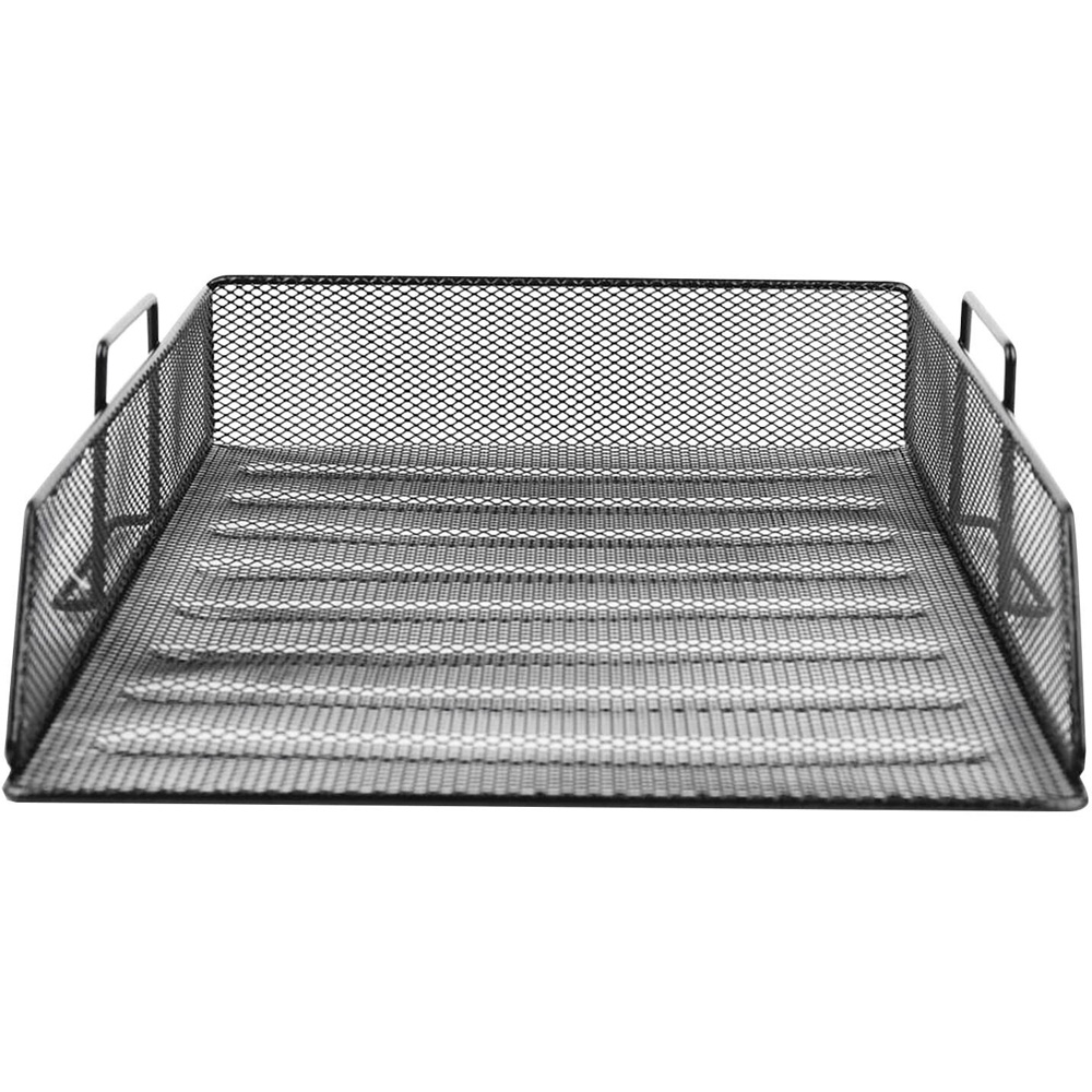 Mesh Stackable Legal Black Mesh Stackable Document Organiser | Wilko
