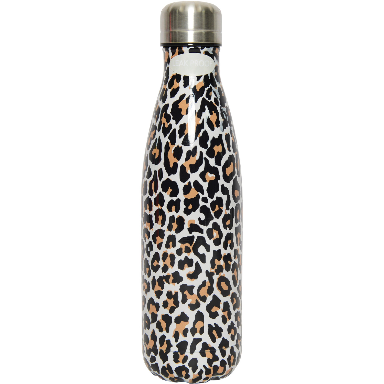 Leopard Print Vacuum Bottle Wilko