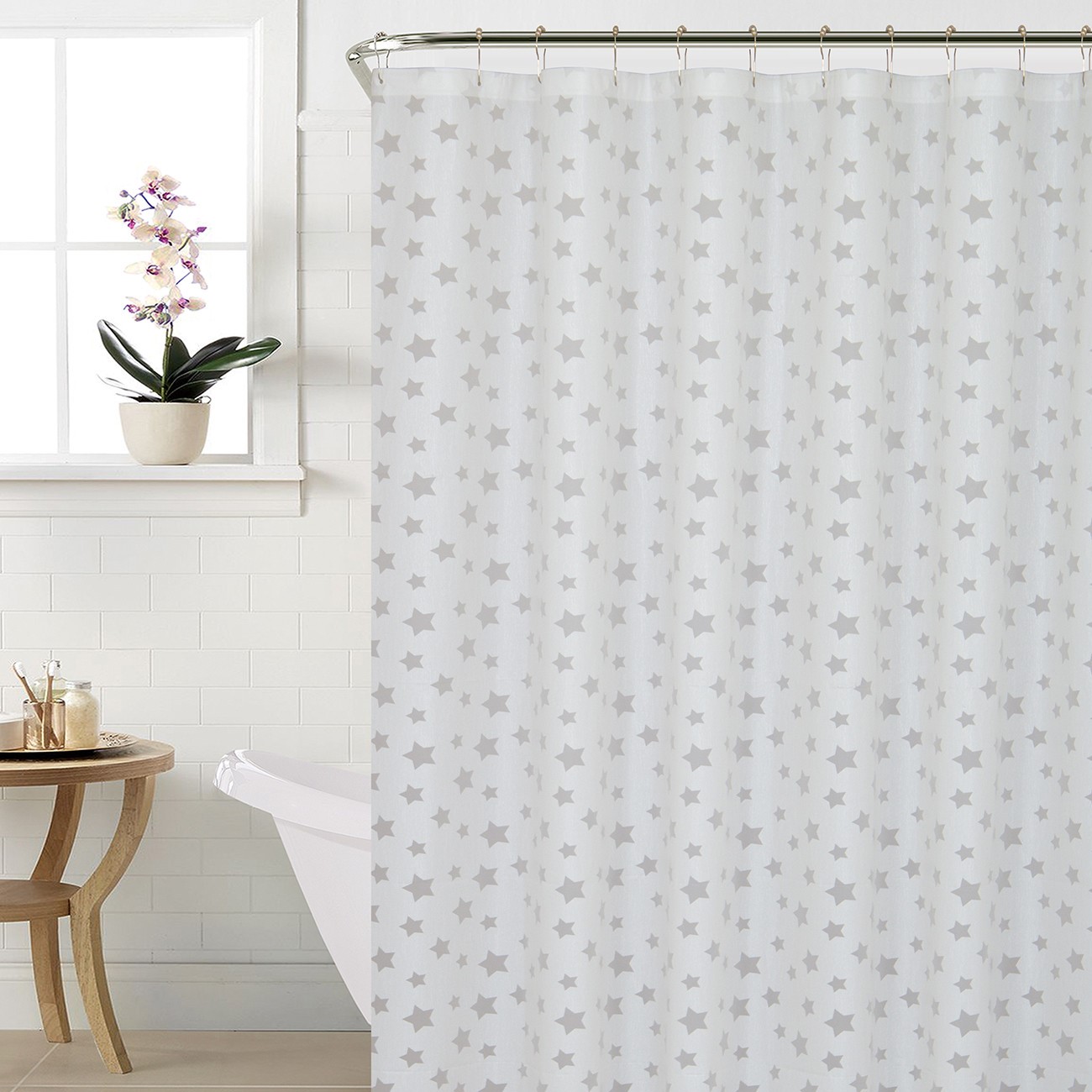 Stars Shower Curtain Wilko