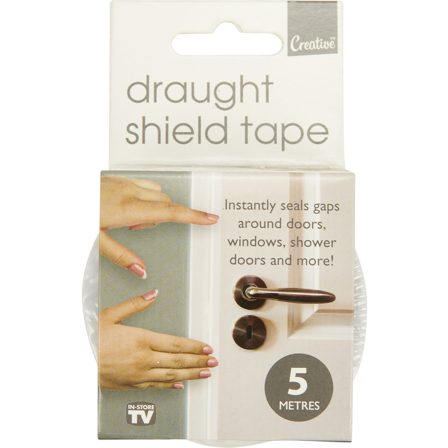 Draught Shield Tape 5m Wilko
