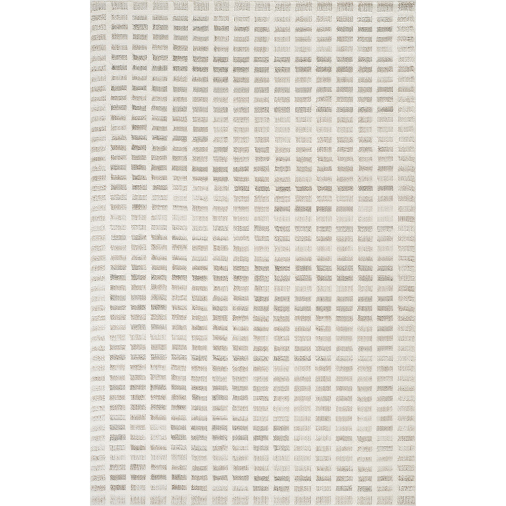 Desire Rugs Mabel Stone Grid Design Rug 200 x 290cm | Wilko