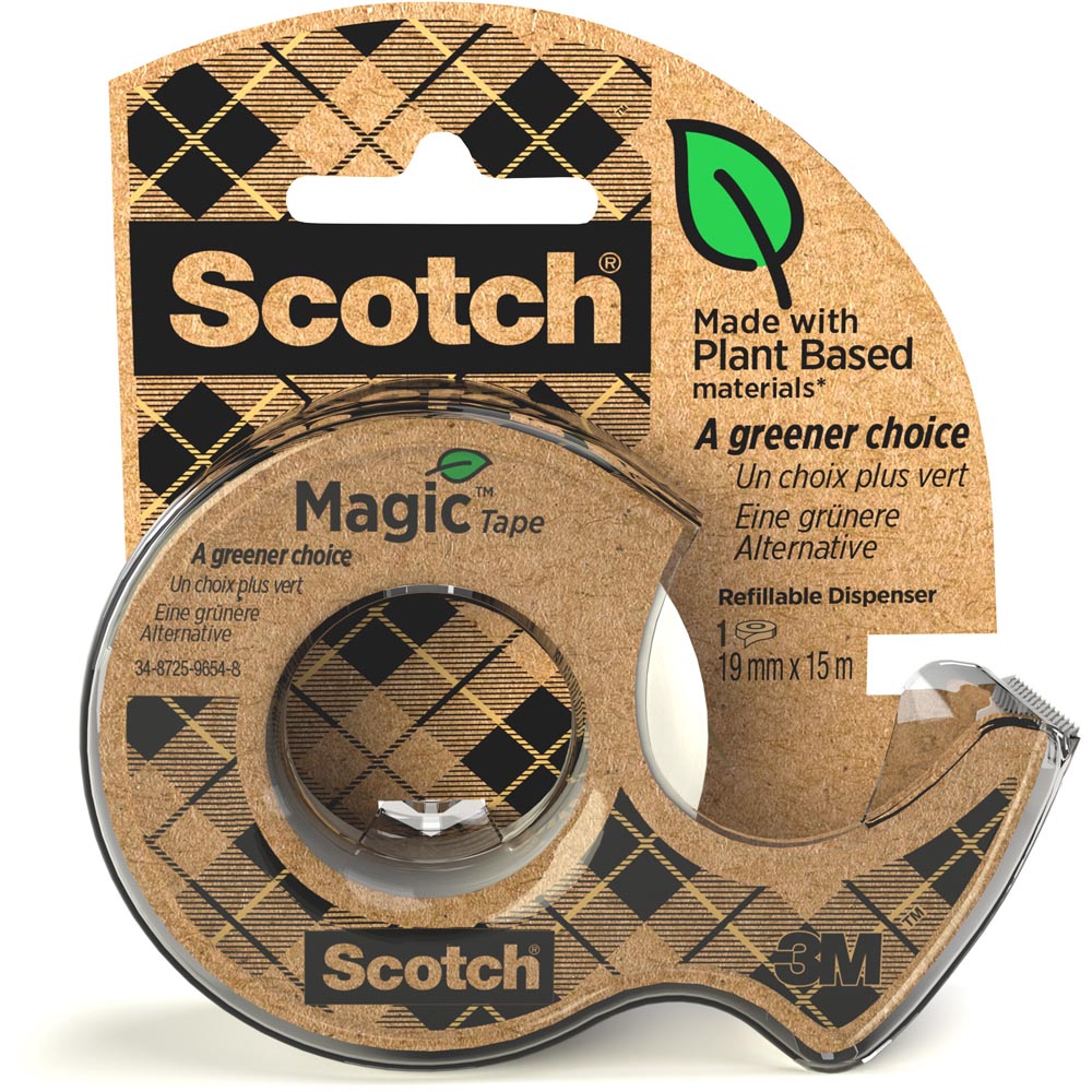Scotch Magic Greener Tape 19mm x 15m Wilko