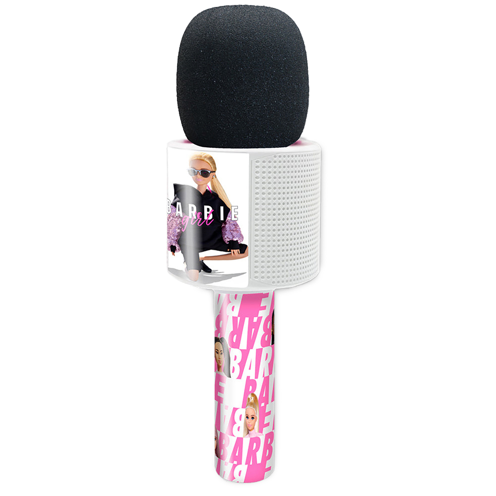 Set Barbie Microphone & Guitare 4 Cordes - Jouet Musical Enfant | Ampli Voice Inclus