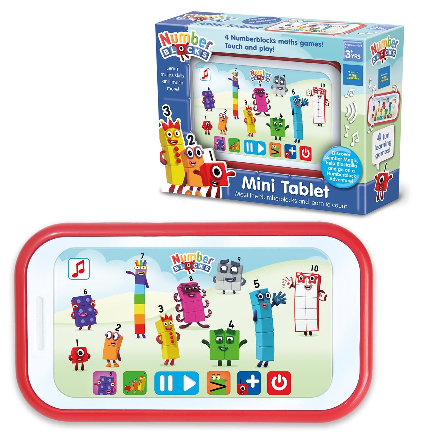 Numberblocks Blue Mini Tablet | Wilko