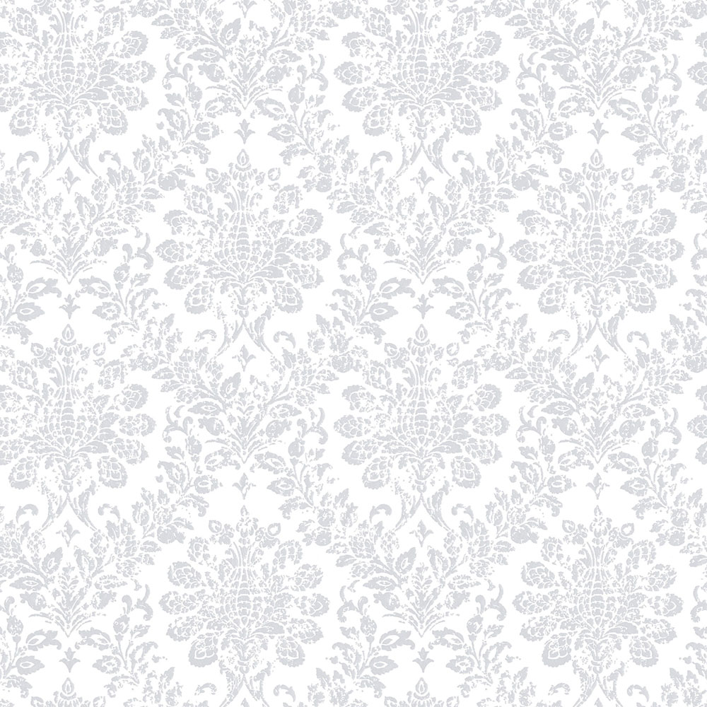 Galerie Nordic Elements Hand Printed Effect Silver and Grey Wallpaper