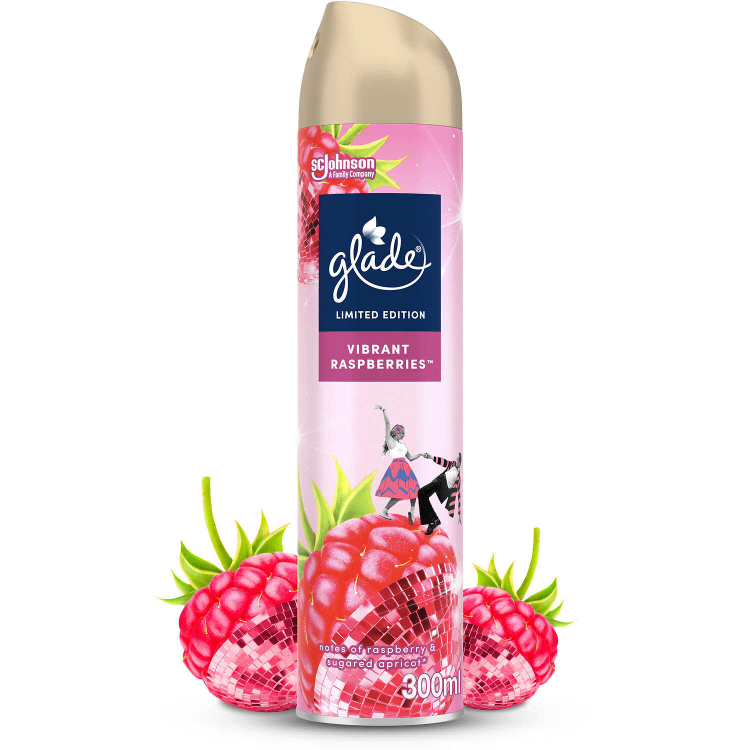 Wilko Raspberry Ruffles Glade Aerosol Vibrant Raspberries | Wilko