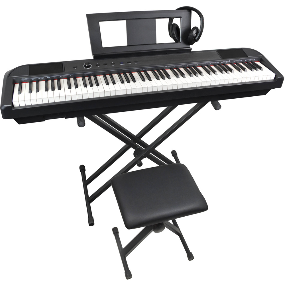 Axus AXD55 88 Note Digital Stage Piano Package Wilko