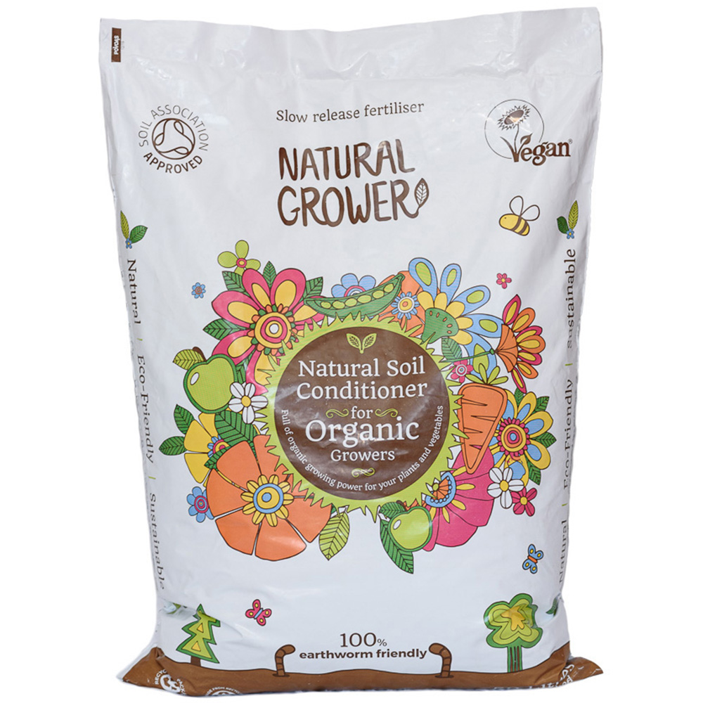 Natural Grower Plant Feed and Soil Conditioner 50L Wilko