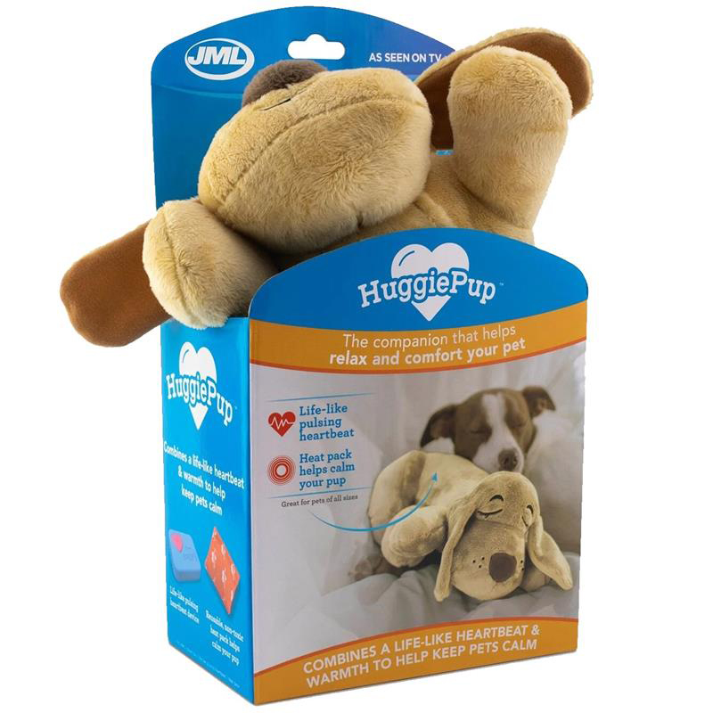 JML Golden Huggie Pup Dog Toy Wilko