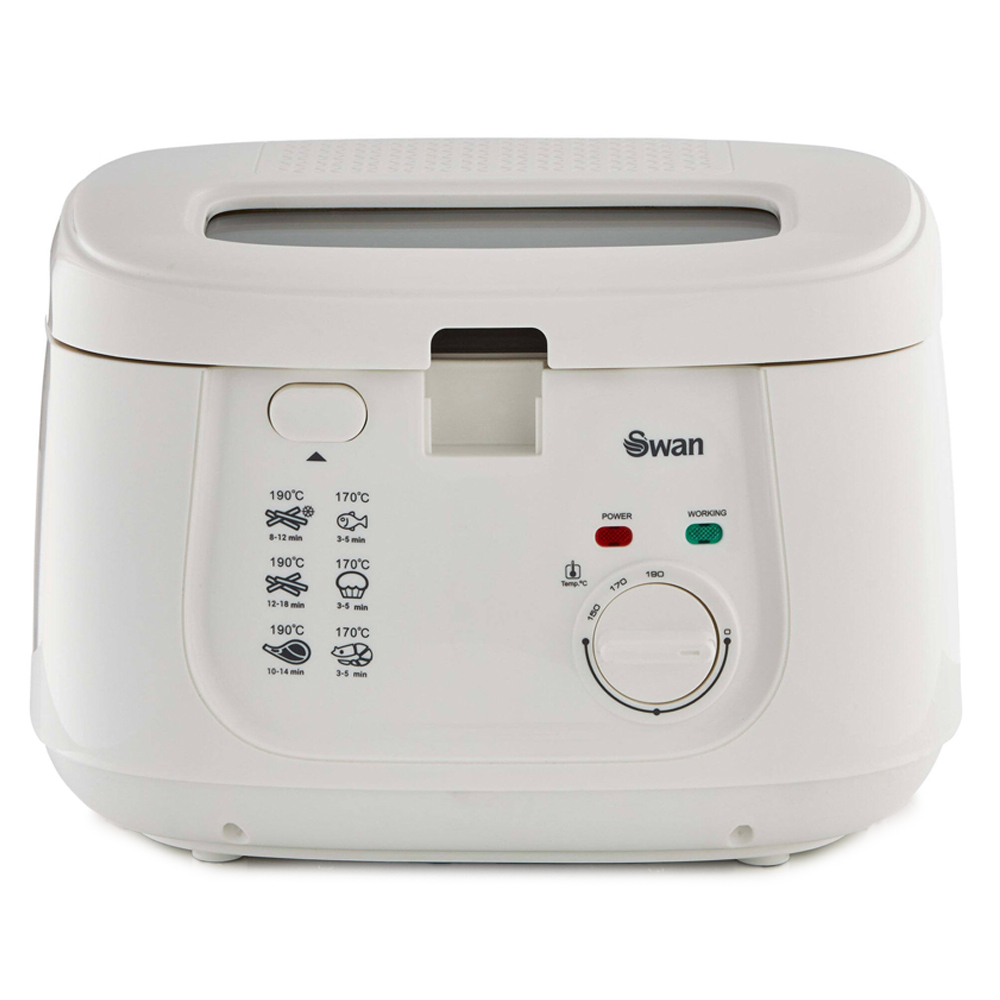 Swan SD6080N White 2.5L Deep Fat Fryer 1800W Wilko