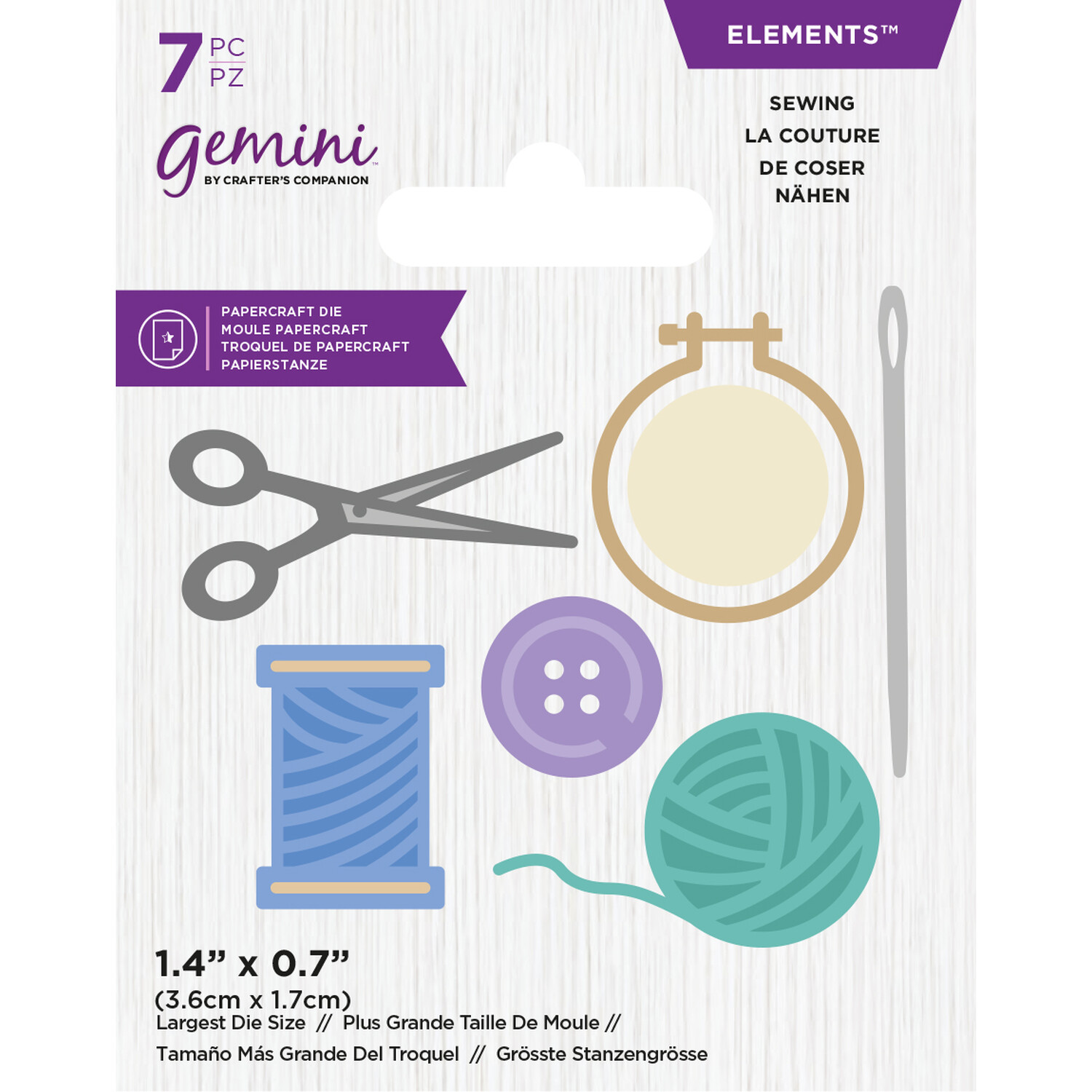 Gemini Mini Die Set Sewing Wilko