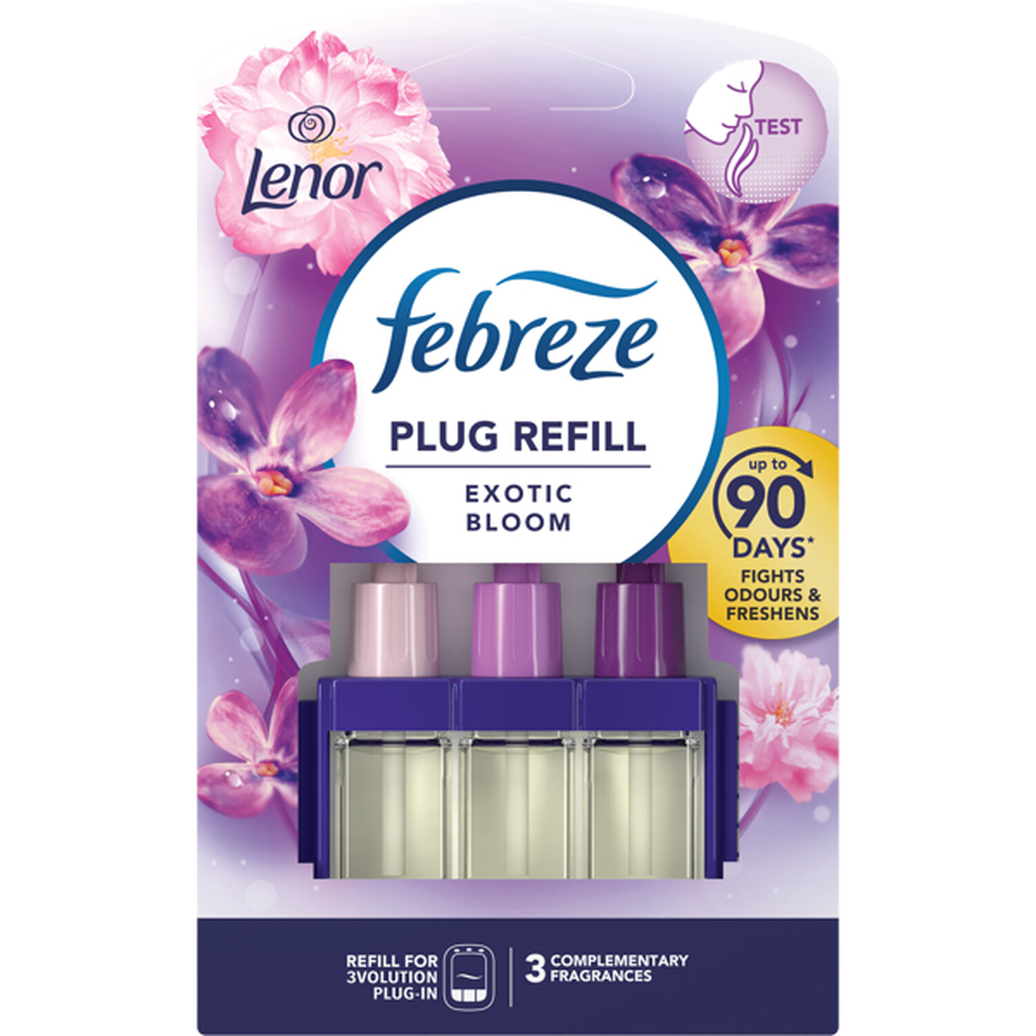 3volution Plug In Febreze 3Volution Plug-In Refill 20ml - Exotic Bloom | Wilko