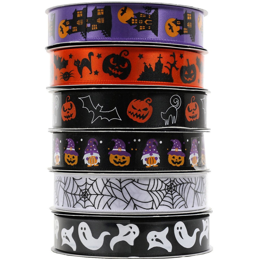 The Fall Collection Thin Halloween Design Ribbon | Wilko