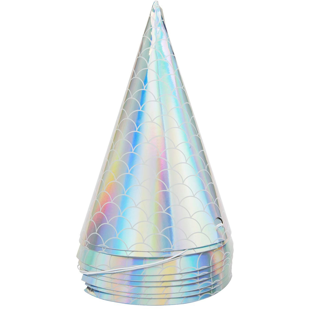 Pack of 8 Mermicorn Party Hats Wilko