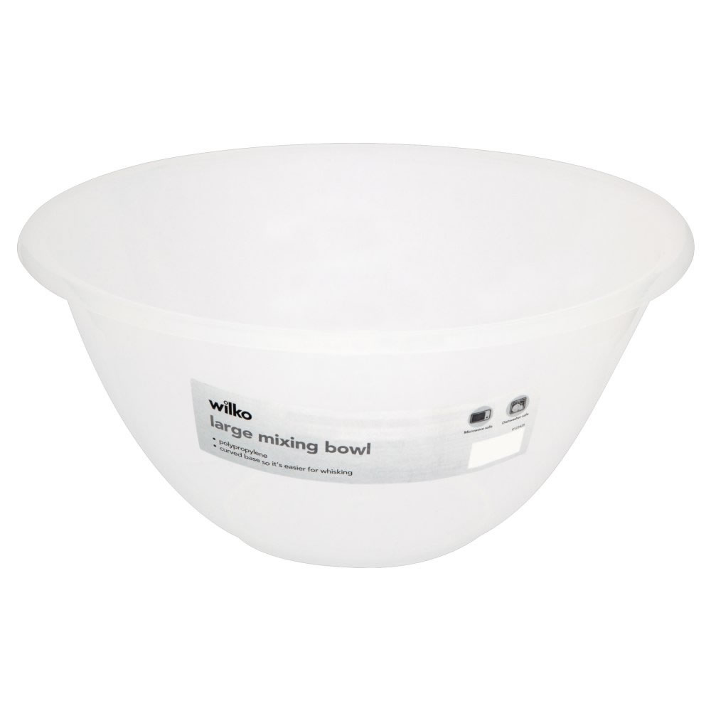Wilko Polypropylene Large Mixing Bowl Wilko