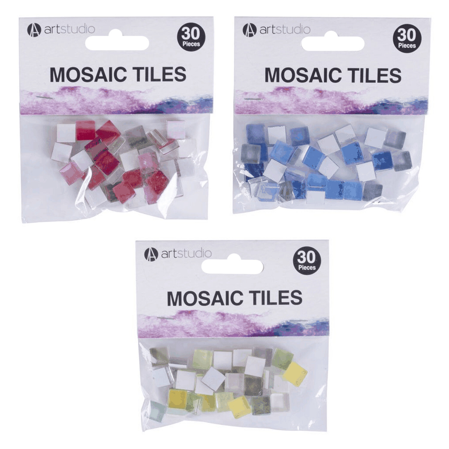 Pack of 30 Mosaic Tiles Wilko