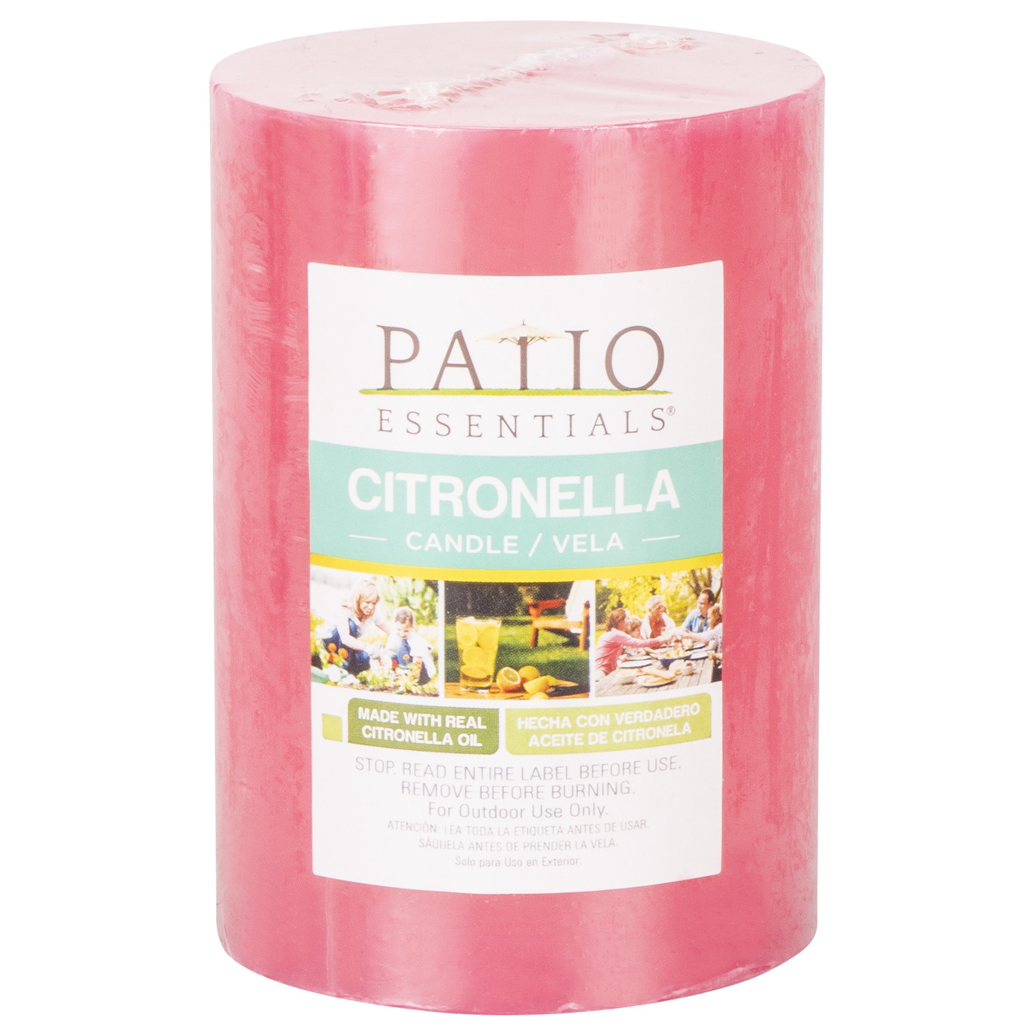 Citronella Pillar Candle Wilko