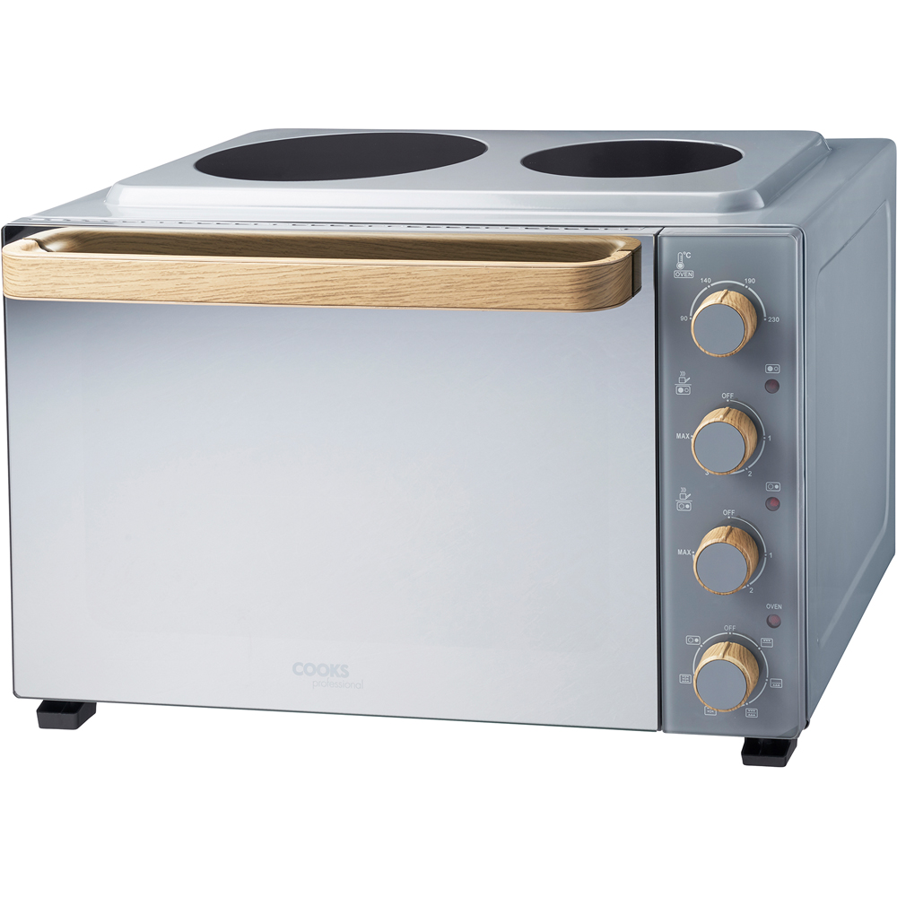 Cooks Professional K411 Nordic Grey 48L Electric Mini Oven with Ceramic