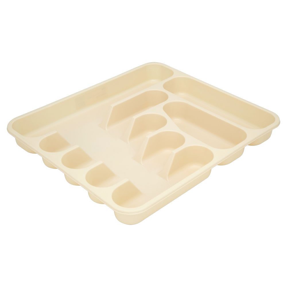 Wilko Large Cream Cutlery Tray Wilko