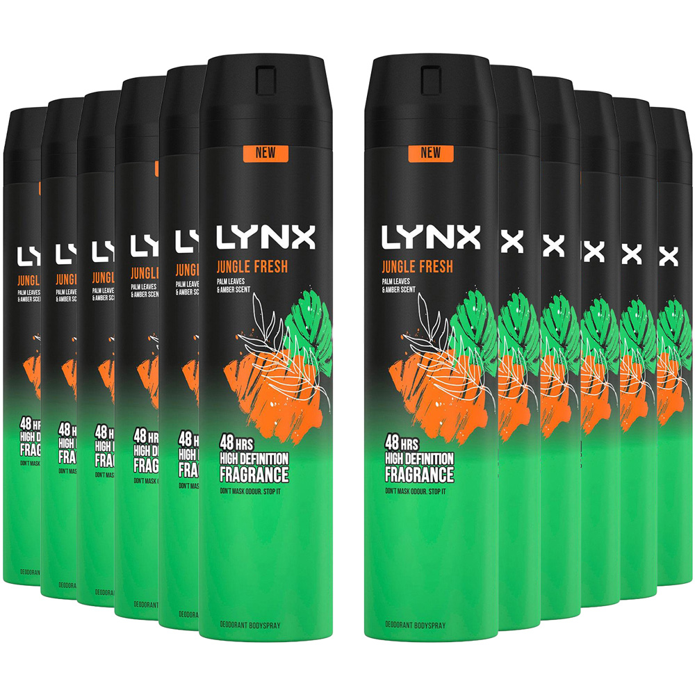 Lynx Body Spray Jungle Fresh 48H High Definition Fragrance Deodorant ...