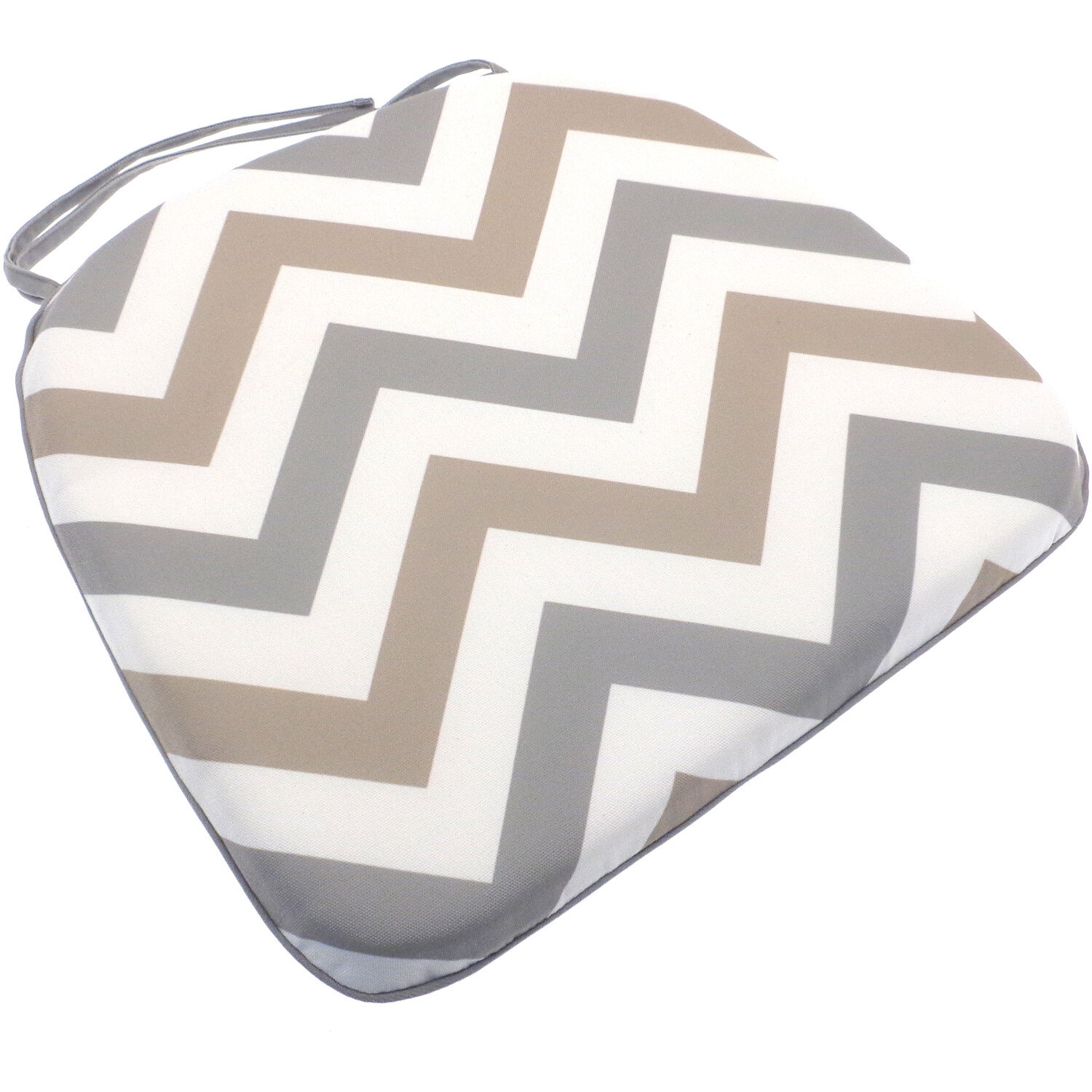 Memory Foam Chevron Chair Pad Wilko