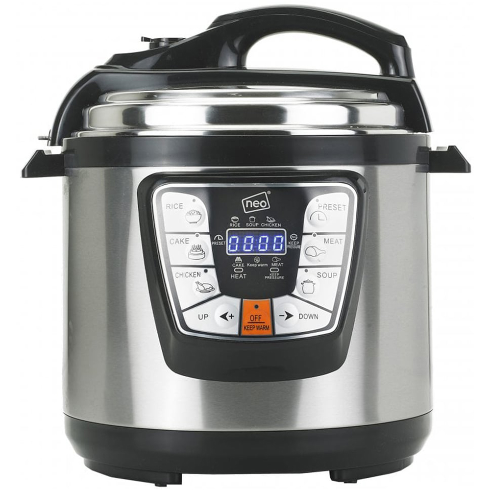 Neo Stainless Steel Pressure Cooker 6L Wilko