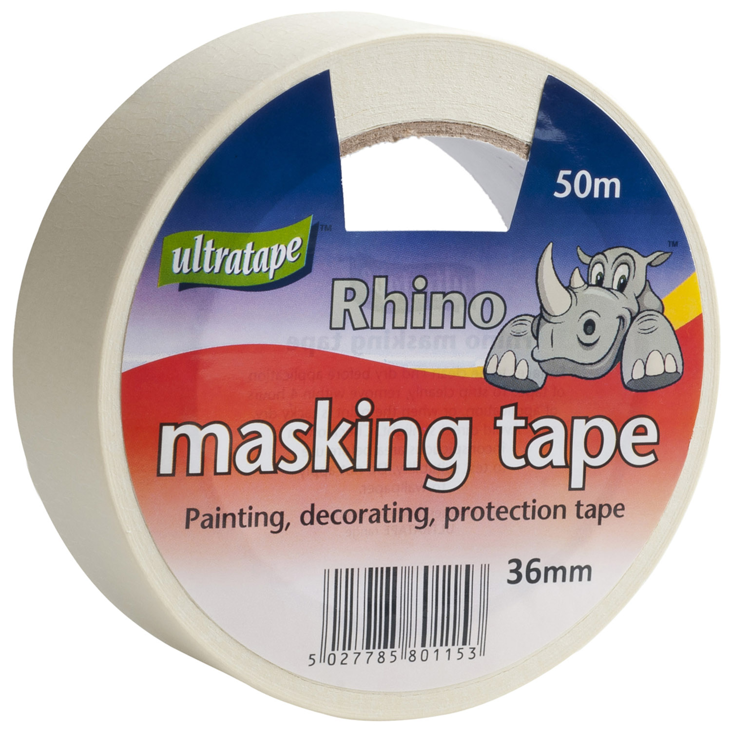 Ultratape Rhino 50m x 36mm Masking Tape Wilko