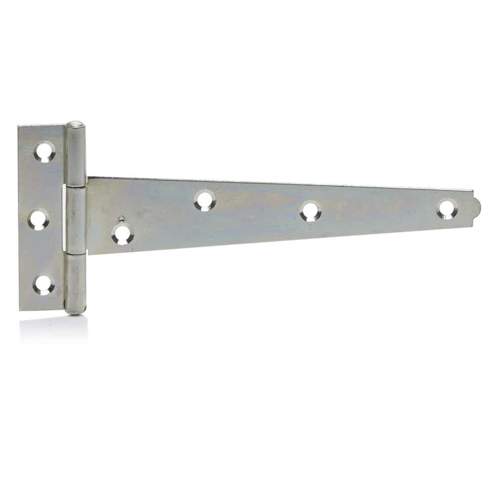 Wilko 6 inch Bright Zinc Plated Tee Hinge Wilko