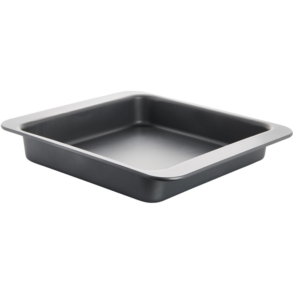 Store & Order Square Cake Tin 23cm 0.4mm Gauge Wilko
