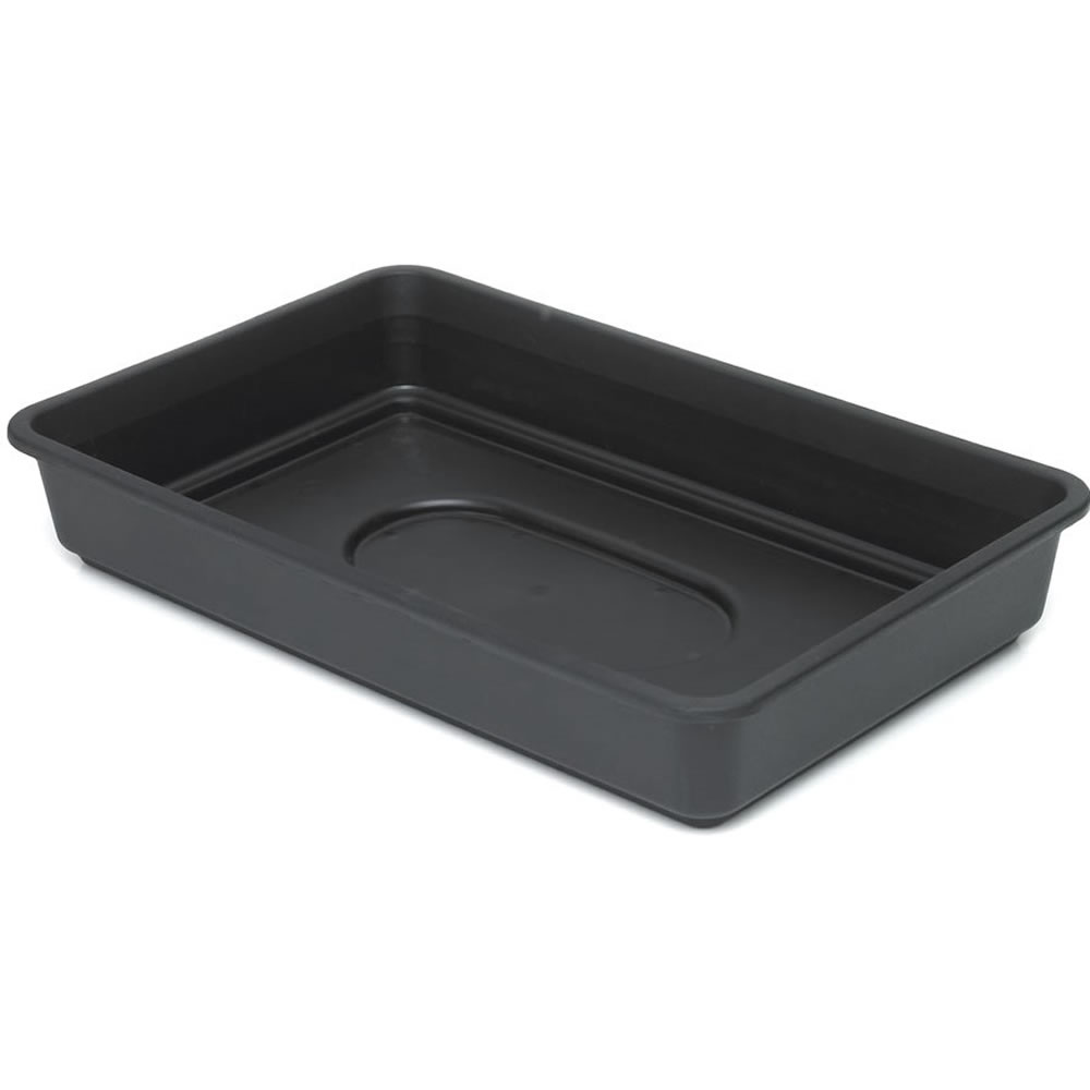 Wilko Black Gravel Tray 38cm Wilko