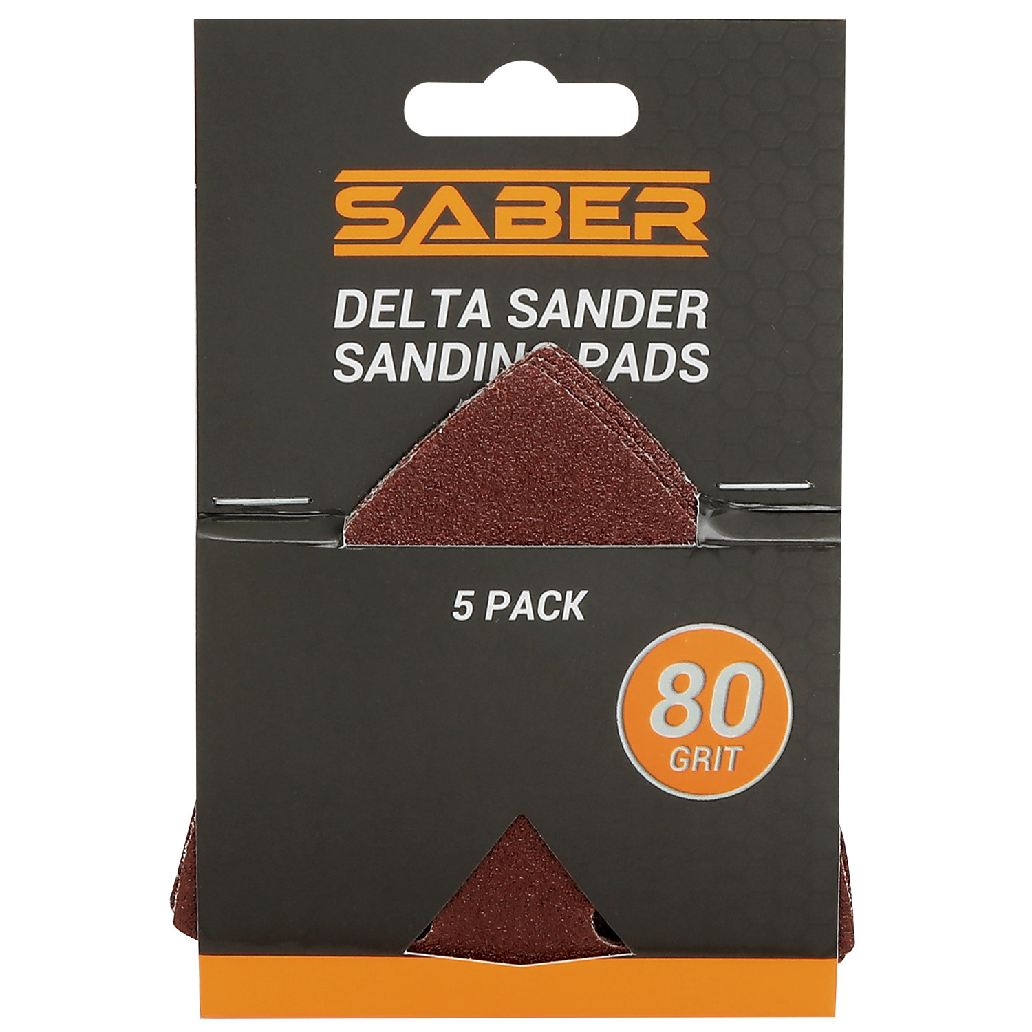 Saber Delta Sander Sanding Pads 5 Pack Wilko