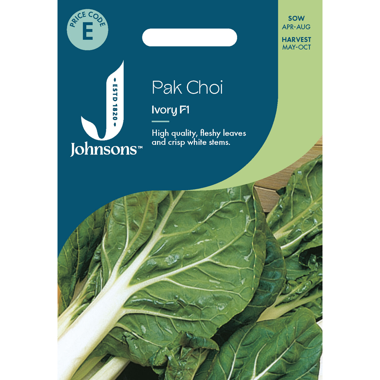 Pak Choi Ivory Seeds | Wilko