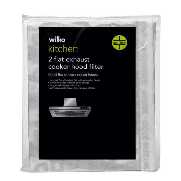 Wilko 1mm Kitchen Flat Exhaust Cooker Hood Filter 2 Pack Wilko Wilko 1mm Kitchen Flat Exhaust Cooker Hood Filter 2 Pack Wilko