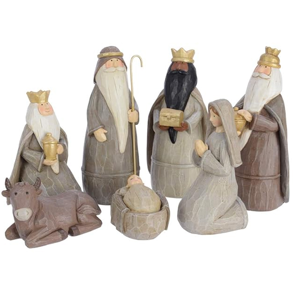 Sam Nativity Samuel Alexander Luxury Ceramic Nativity Christmas Figurine Set | Wilko