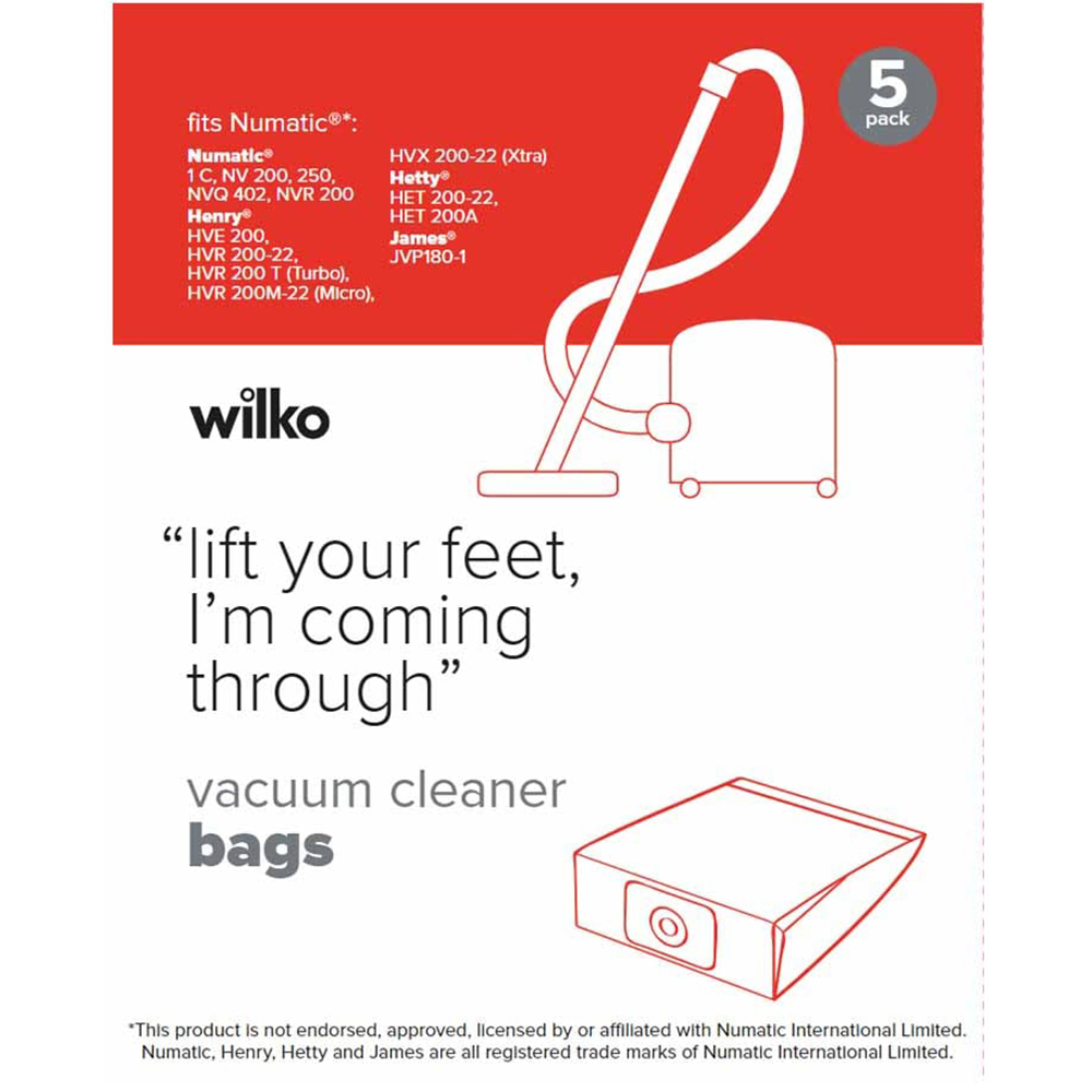 Wilko Vacuum Cleaner Bags 5 Pack Wilko