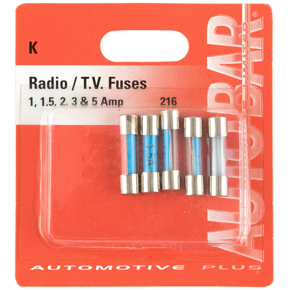 Autobar Mixed Radio and TV Fuses Wilko