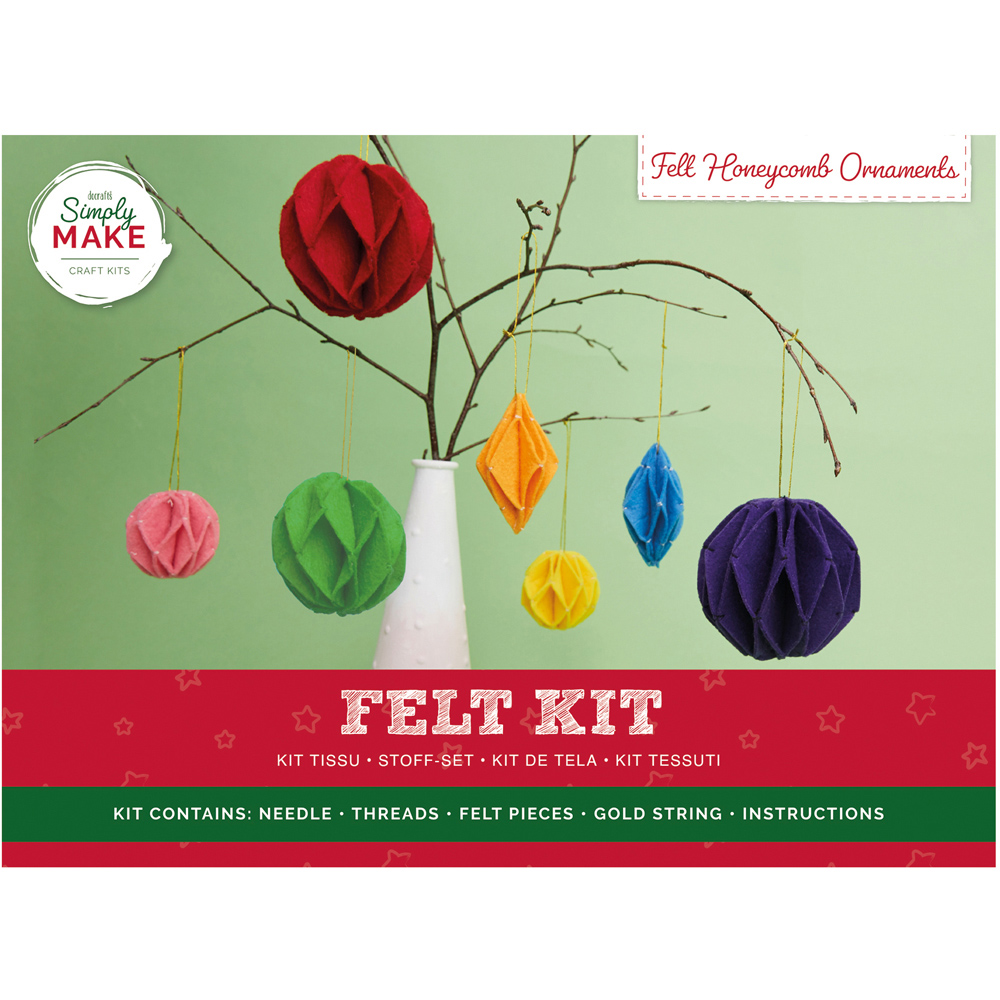 simply-make-honeycomb-felt-ornament-craft-kit-7-pack-wilko
