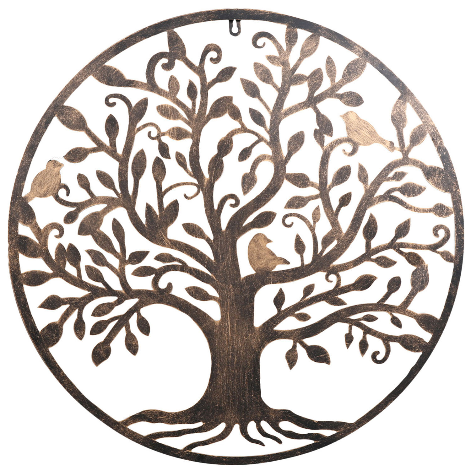Tree of Life Metal Brown Wall Art Wilko