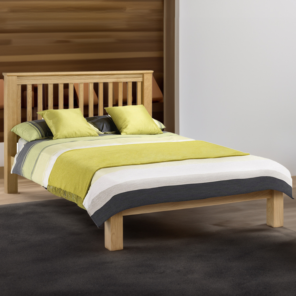Julian Bowen Amsterdam Double Oak Bed Frame Wilko