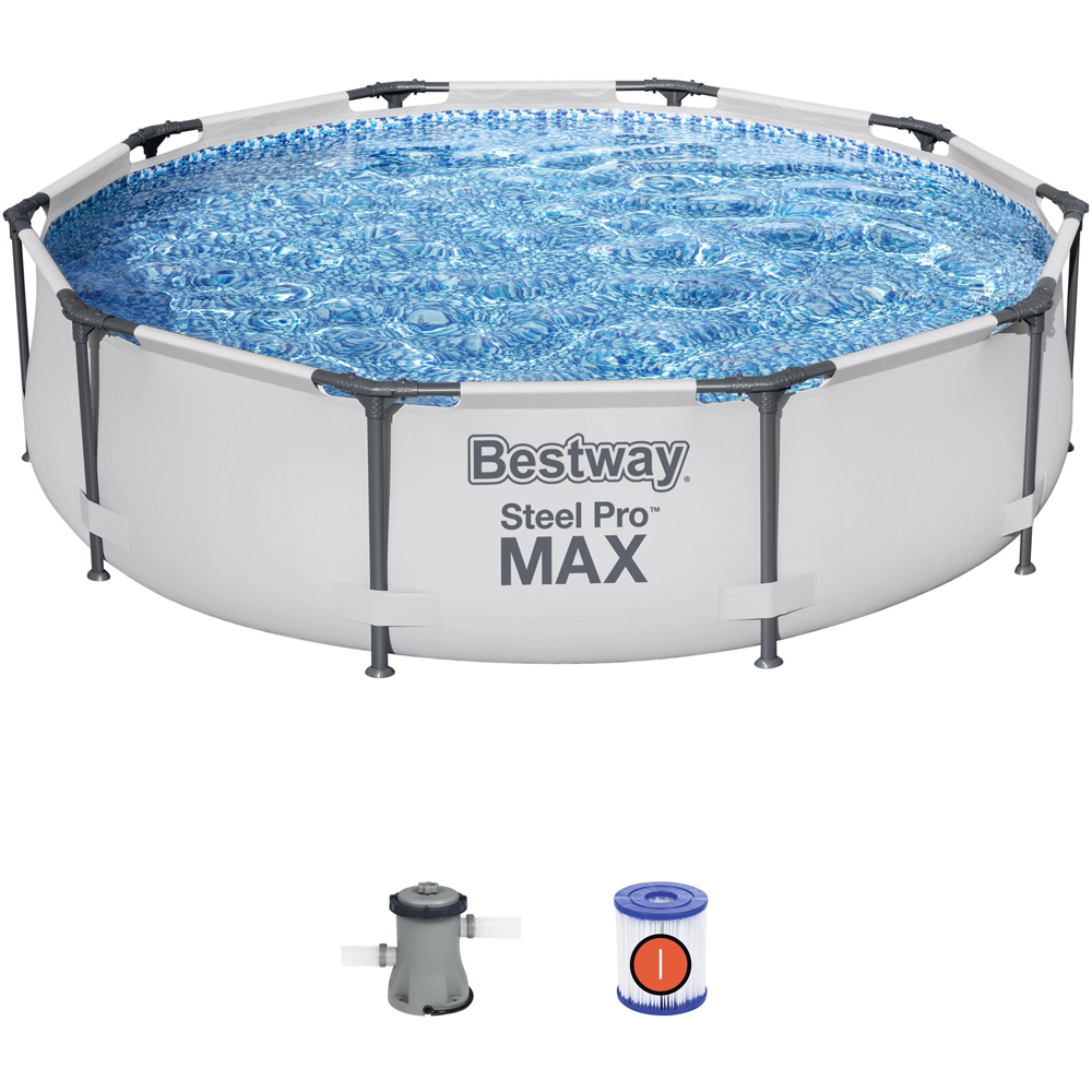 Bestway Steel Pro Max Frame Paddling Pool 10ft x 30 inch Wilko
