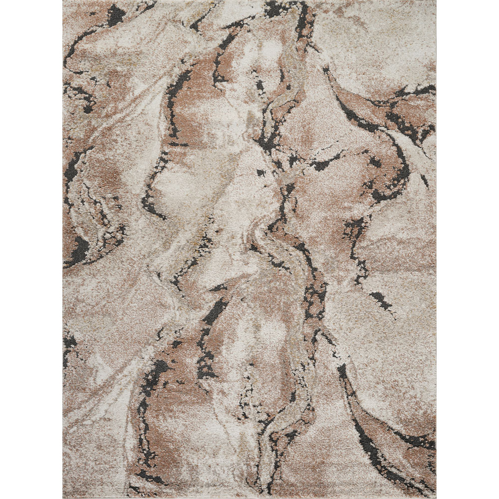 Desire Rugs Essence Terracotta Abstract Rug 160 x 230cm | Wilko