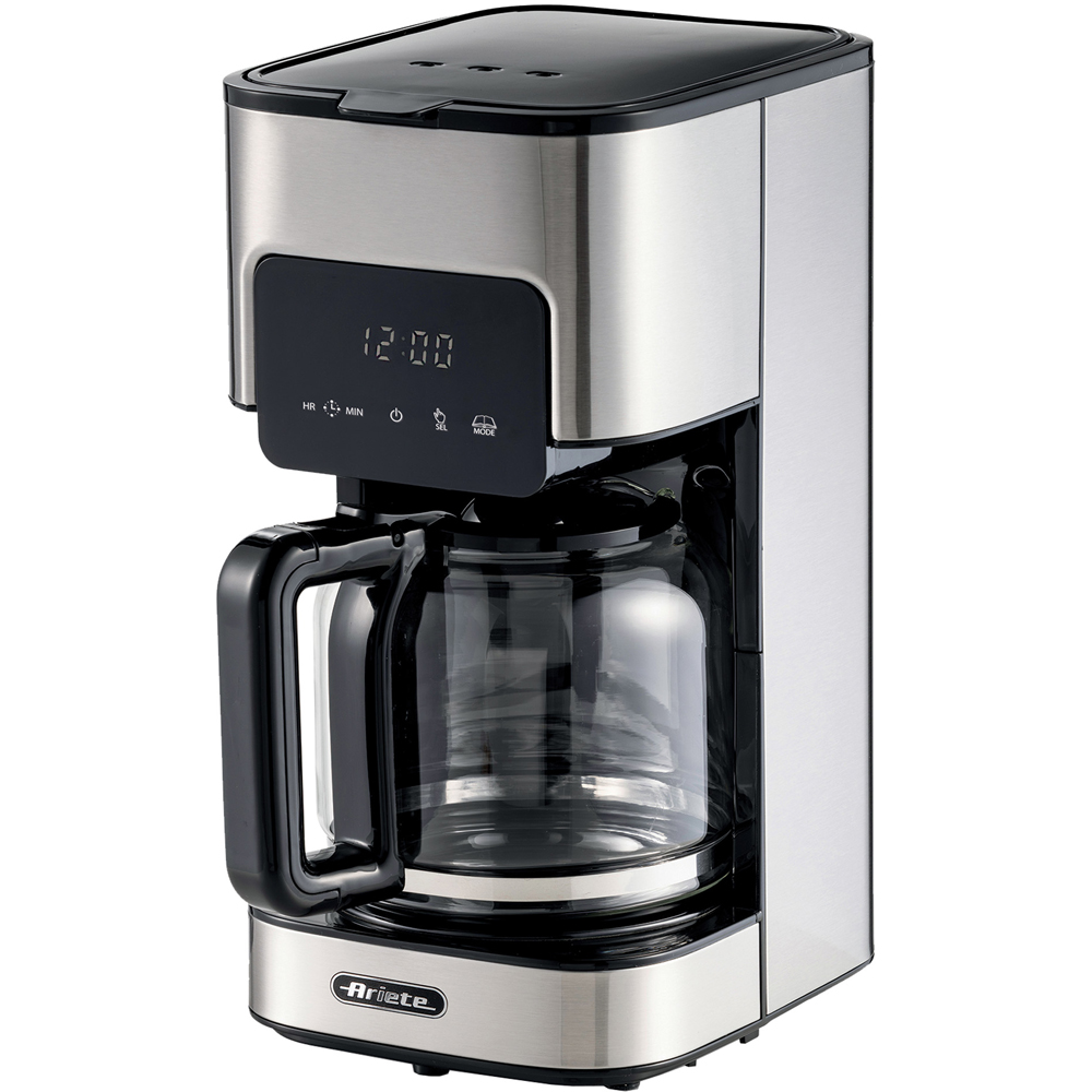 Ariete AR1398 Black Stainless Steel 1.5L Digital Filter Coffee Machine