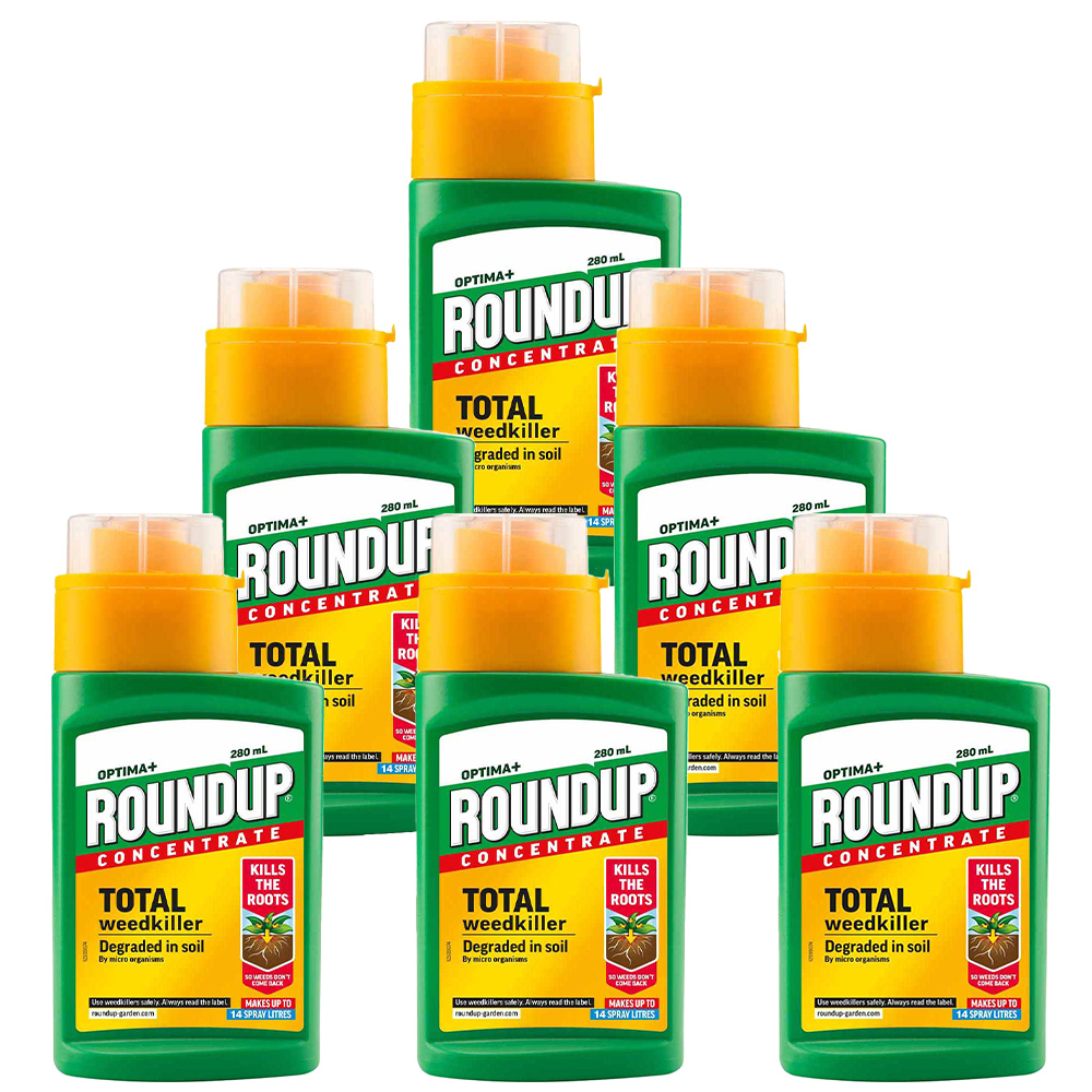 Roundup Concentrate Weedkiller Liquid 280ml Case of 6 Wilko