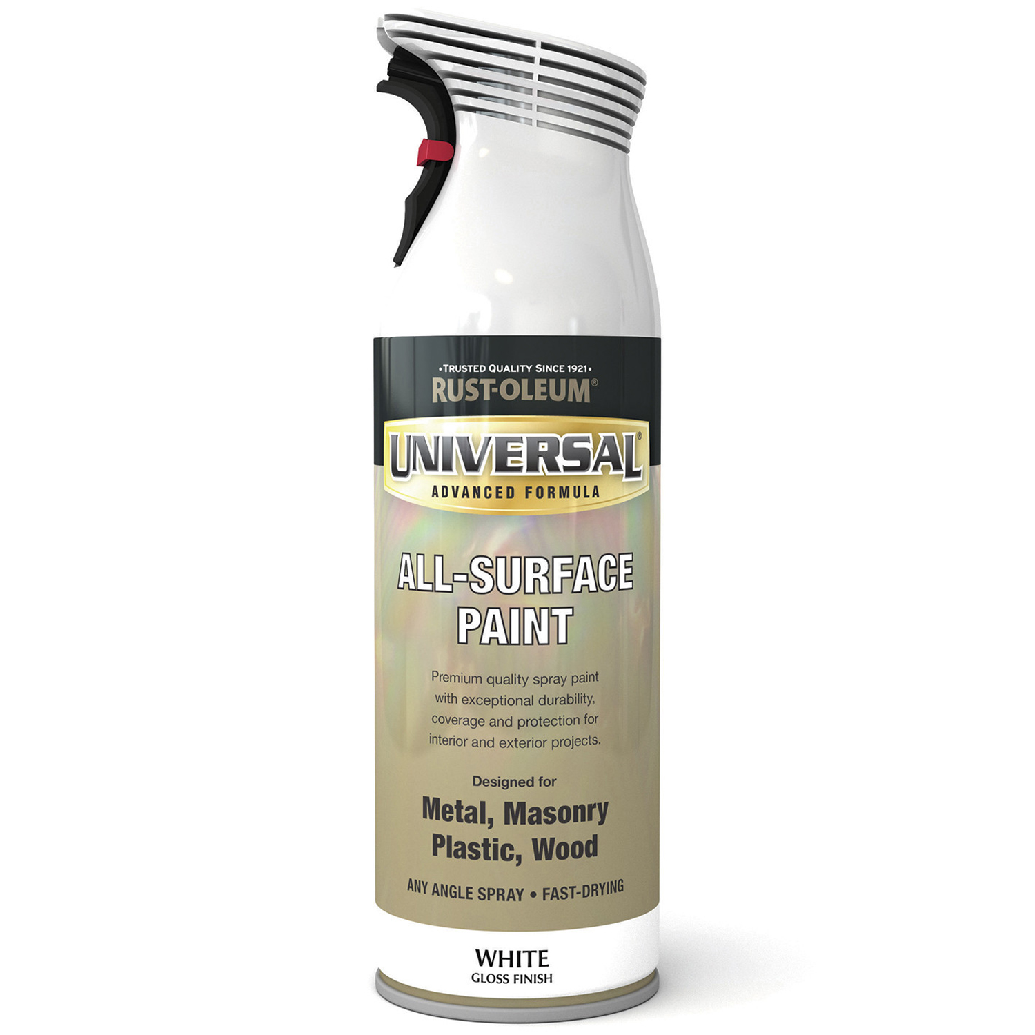 RustOleum Universal White Gloss All Surface Spray Paint 400ml Wilko