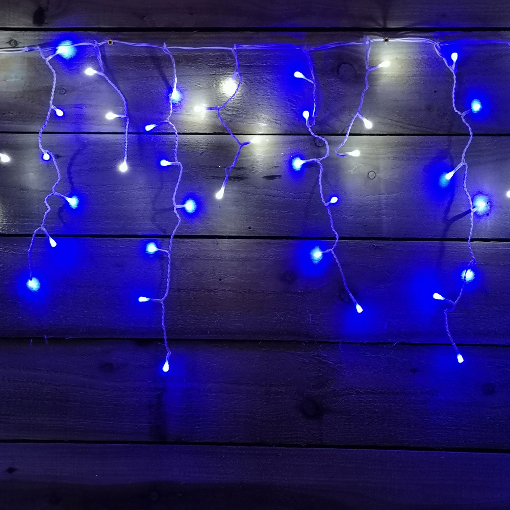 Premier IcicleBrights 300 Light Blue and White LED String Light 7.5m ...