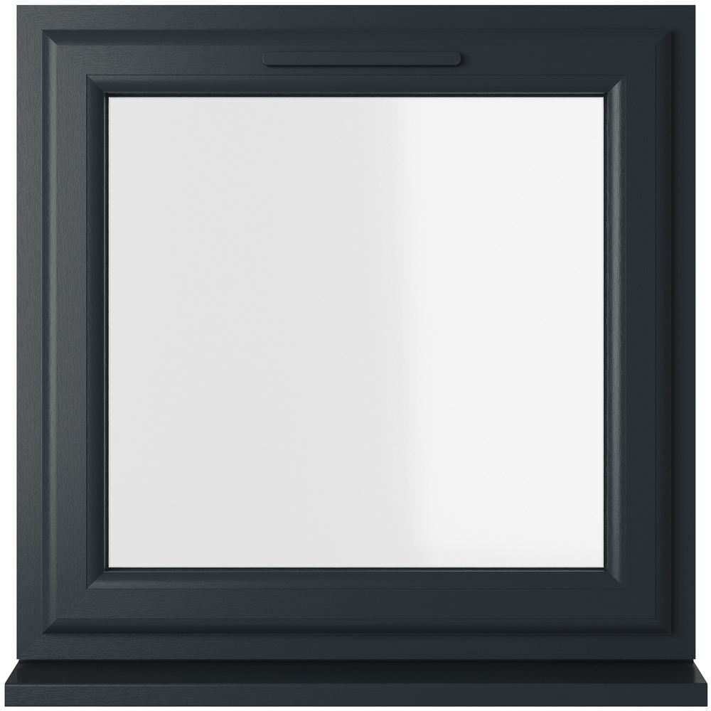 Wring Window Crystal uPVC Double Glazed Window Top Hung Opener Grey White Clear ...