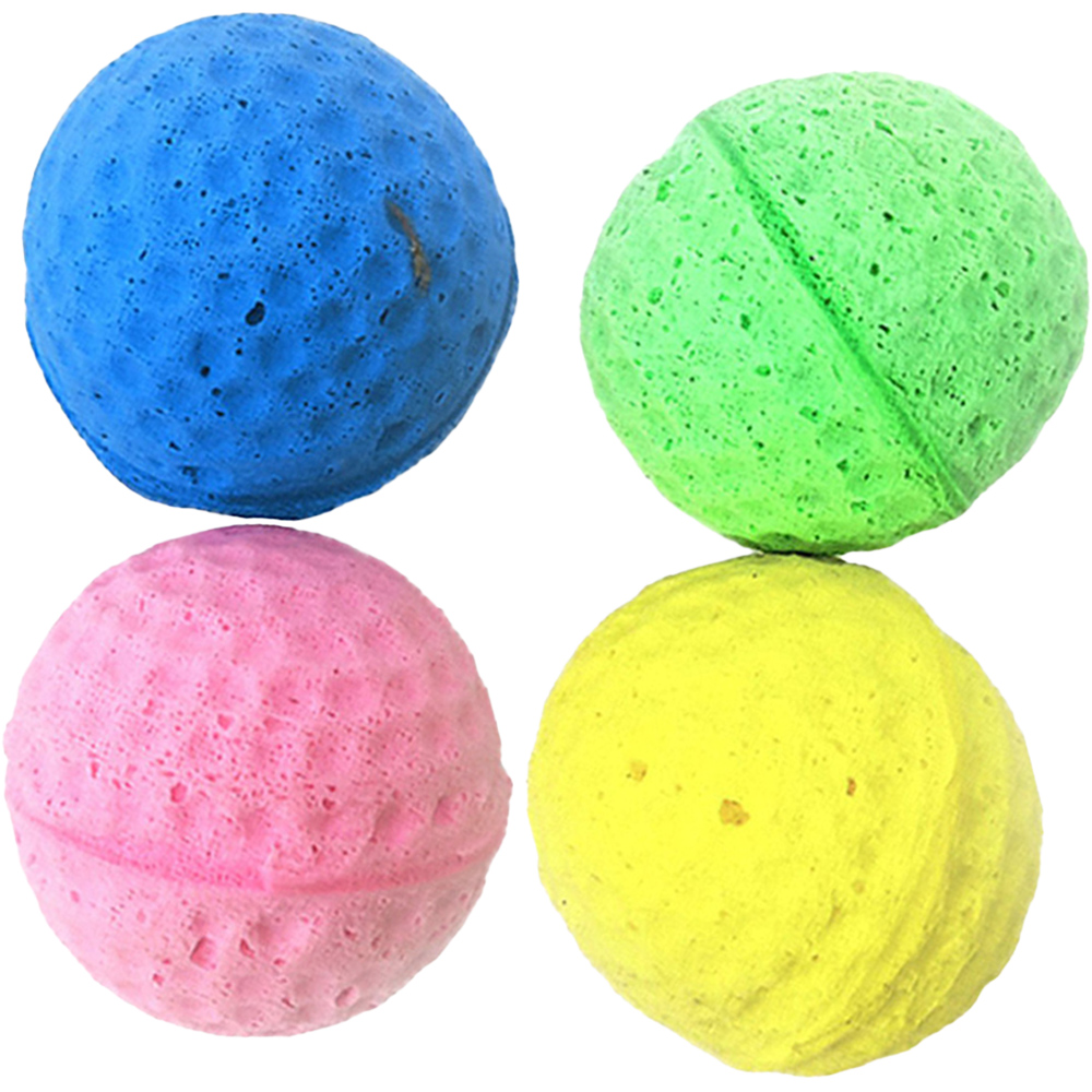 Pack of 4 Sponge Balls Wilko