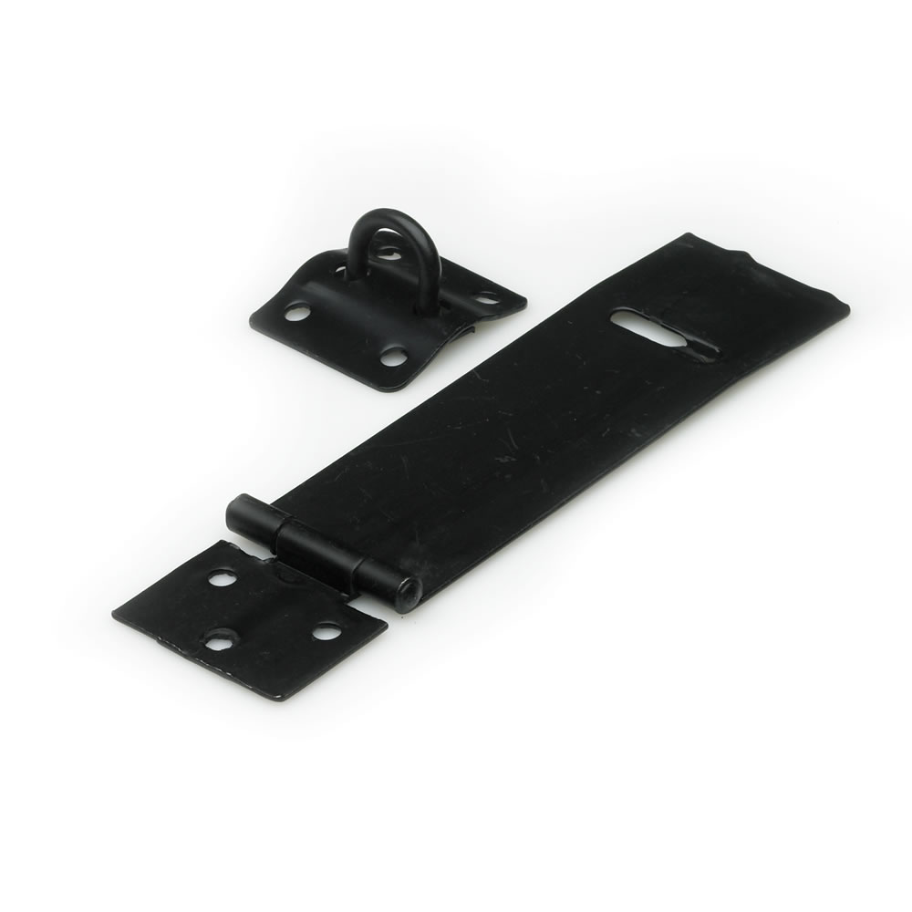 Wilko 100mm Black Safety Hasp and Staple Wilko
