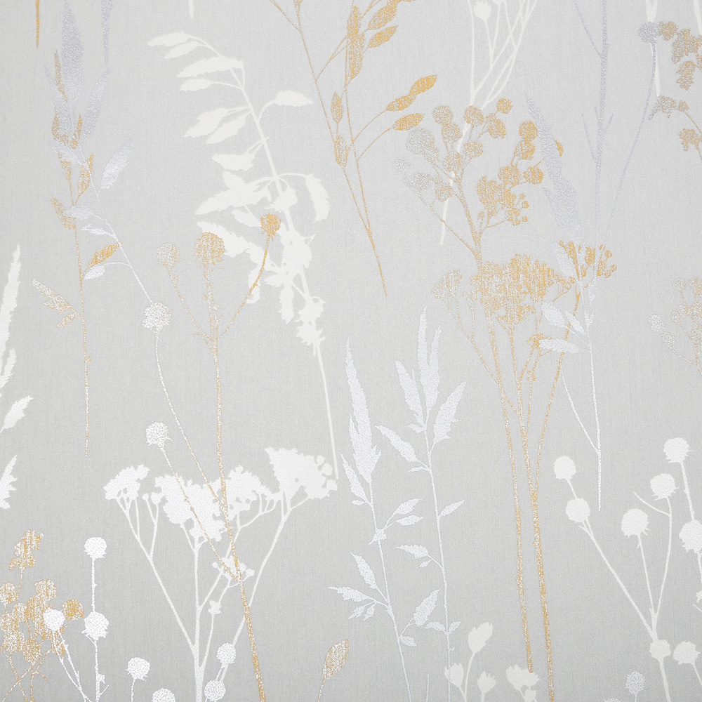 Superfresco Easy Megan Yellow and Grey Wallpaper Wilko
