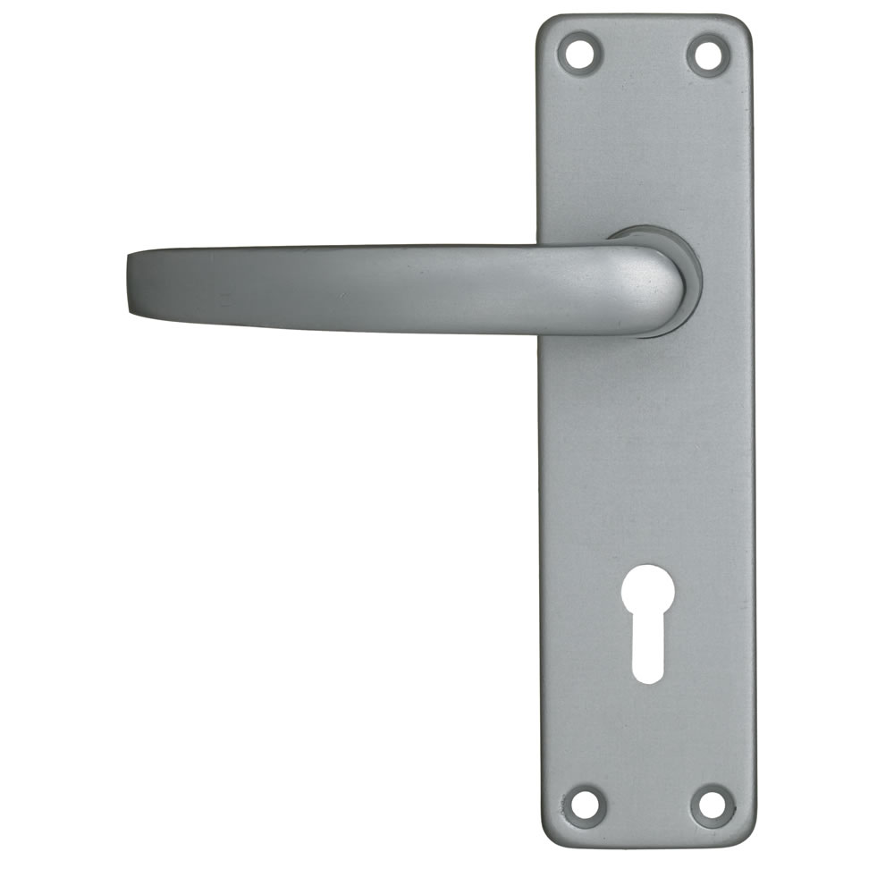 Wilko Functional Aluminium Lever Lock Door Handle Wilko